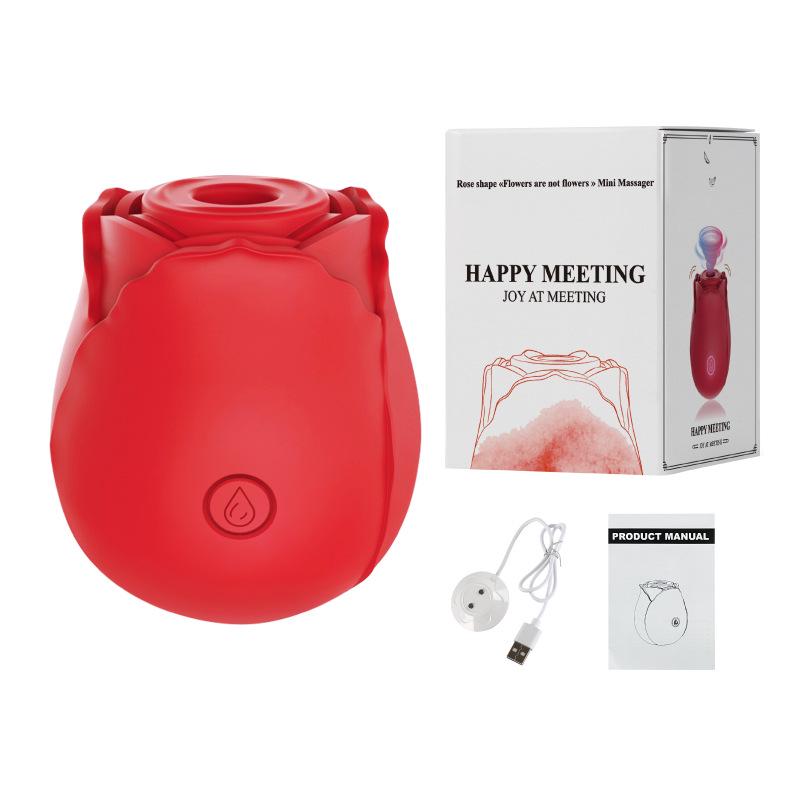 Rose Multi-Frequency Vibration Breast Enhancement and Teasing Device