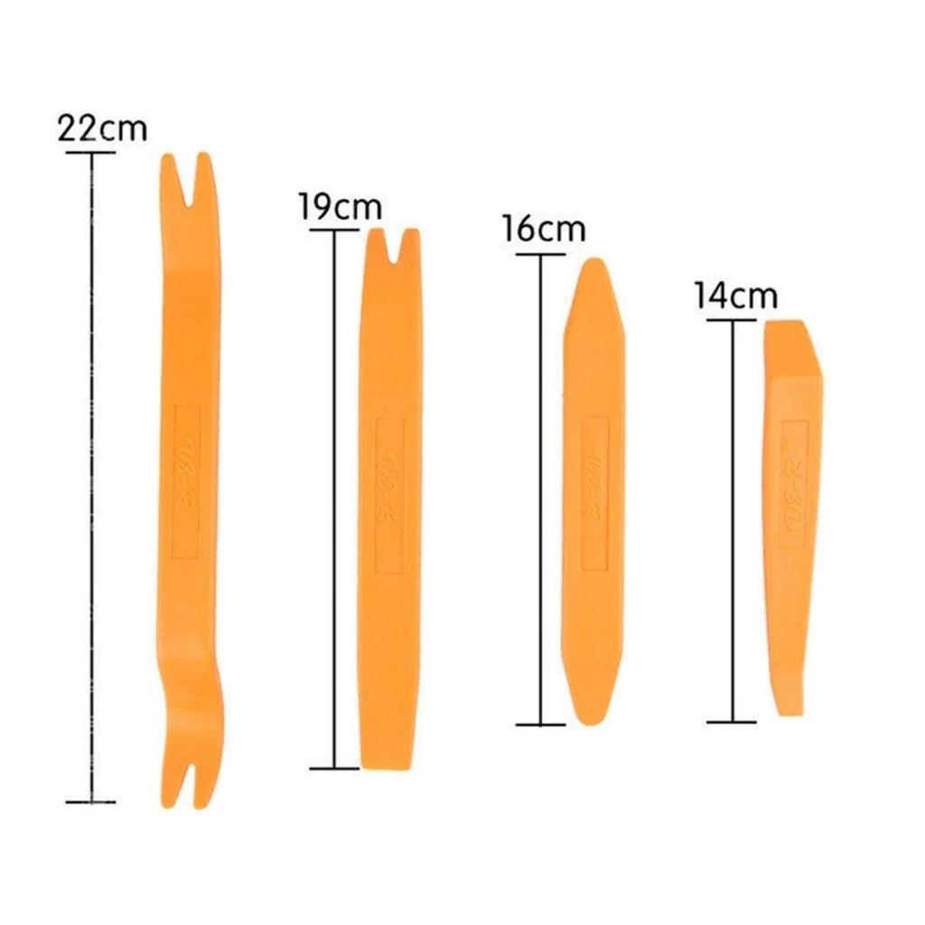 4Pcs Portable Auto Car Radio Panel Door Clip Panel Trim Dash Audio Removal Installer Pry Kit Repair