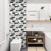 10Pcs Self Adhesive Tile Wall Sticker Home Decor 3D Pvc Sticker Covers For Kitchen Cupboard Bathroom Waterproof Wallpaper