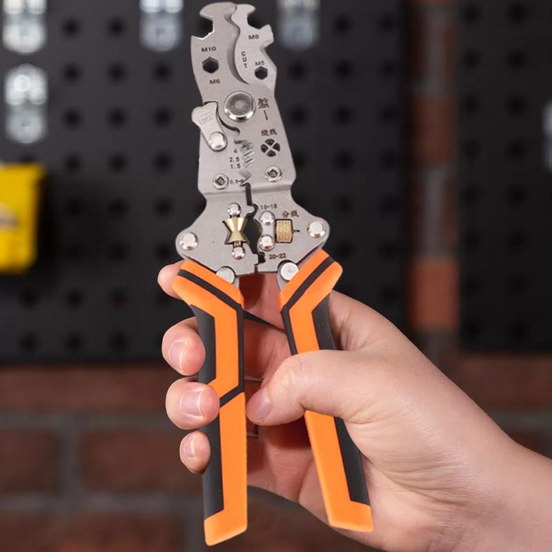 Electrician Pliers Foldable Electric Wire Stripper Hand Tool Cutter Multifunctional Electrical Pliers For Electrician China Mainland