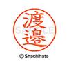 Shachihata Name Stamp Hanko XL-9 Impression Diameter 9.5mm Watanabe