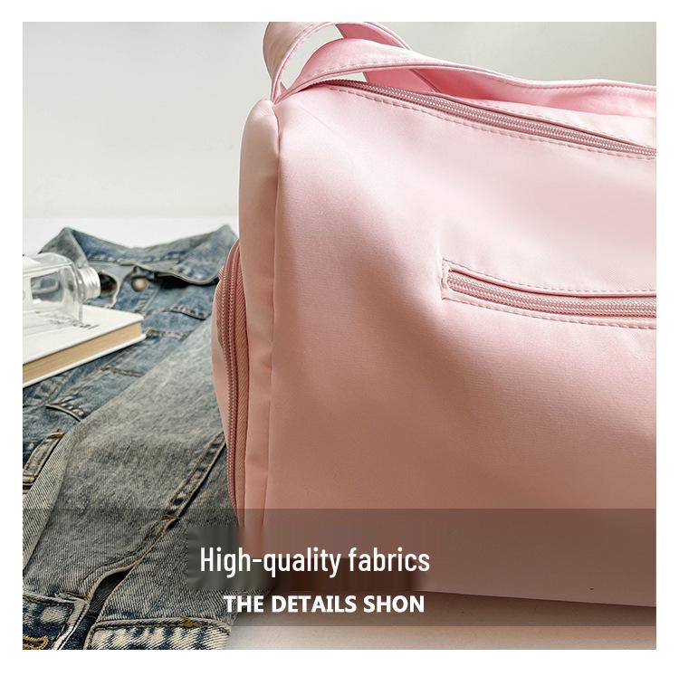 Unisex Lightweight Sports Travel Bag with Large Capacity and Shoe Compartment