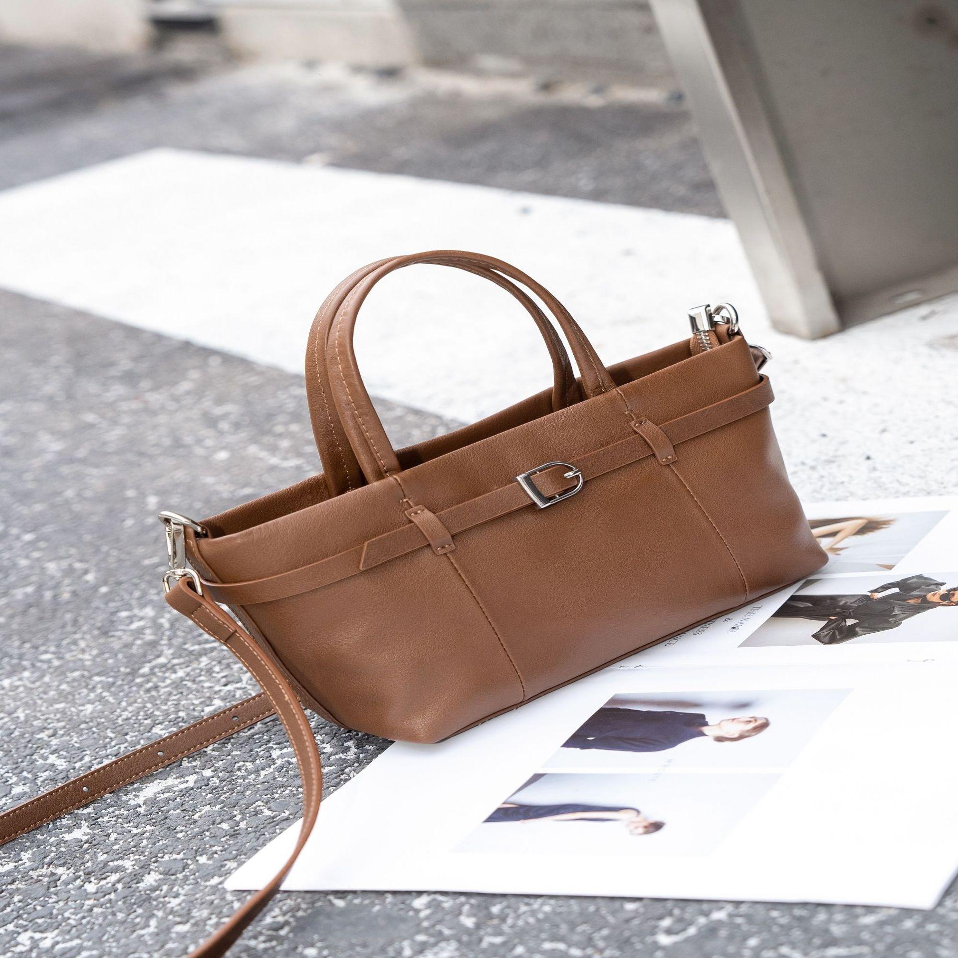 

Сумка из коровьей кожи женская осенне-зимняя новая ретро повседневная на плечо кроссбоди женская сумка сумка-корзина для овощей сумка из натуральной кожи