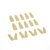 Artificial Nails Yellow Lightning Long Ballet Manicure Fake Nails Manicure Sheets