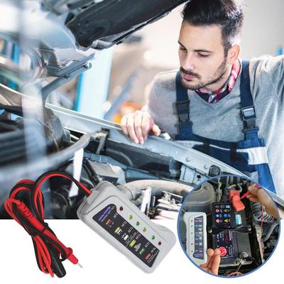 Car Battery Checker Charging Cranking System Analyzer 12V Car Battery Load Tester On Cranking Charging Systems With LED Display