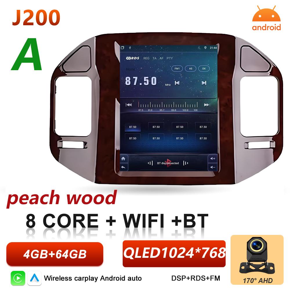 Android 16 Car Radio For Mitsubishi Pajero 3 V60 V68 V73 1999-2011 Multimedia GPS Navigation Carplay Auto BT Stereo DSP RSD Wifi