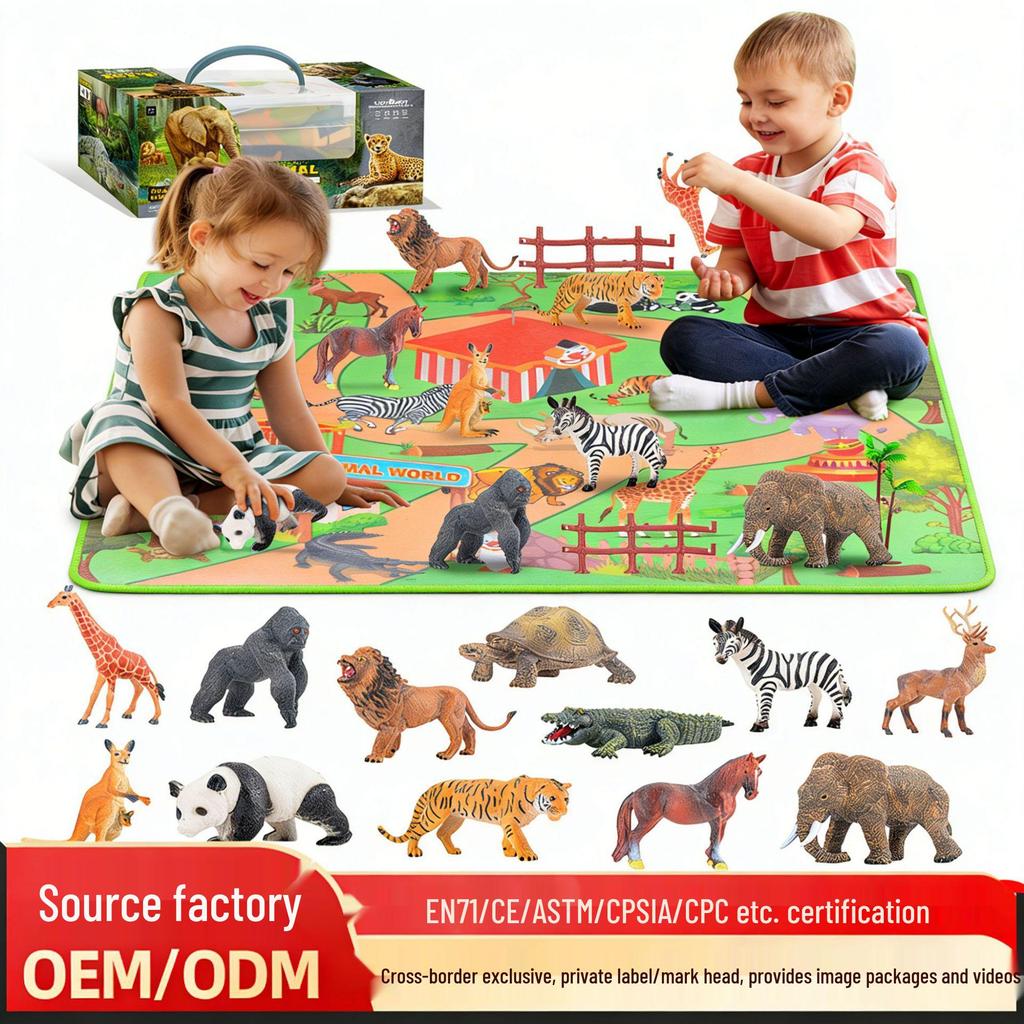 Educational Wildlife Simulation Model: Interactive Science & Cognitive Toy for Kids