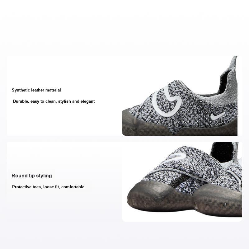Детские кроссовки Nike Swoosh 1 TD Black Wolf Grey белые FB3244-001 18.5