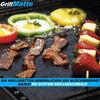 GrillMatte BBQ Grillmatte Antihaft Grillunterlage Gasgrill Holzkohle [2er Set]