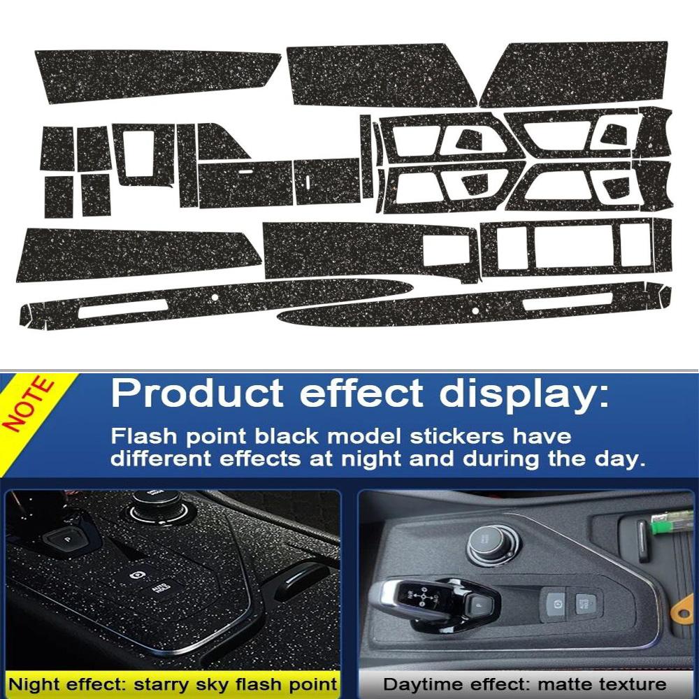 For Jaguar XF X250 2008-2015 Interior Central Control Panel Door Handle 5D Carbon Fiber Stickers Decals Car Styling Accessorie