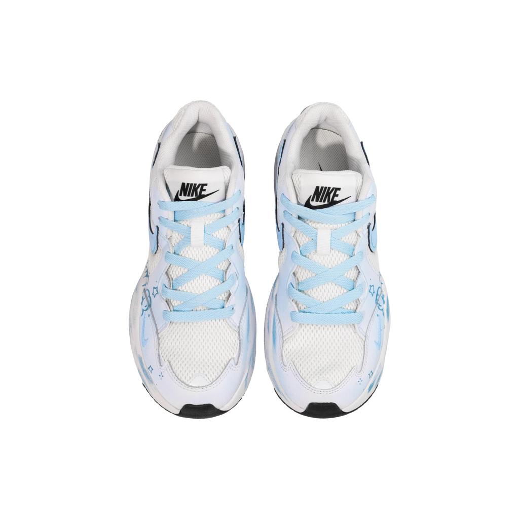 Nike Air Max Fusion Slip Resistant Abrasion Resistant Low top Running Shoes Unisex White Blue CJ1671-100(Team659-)