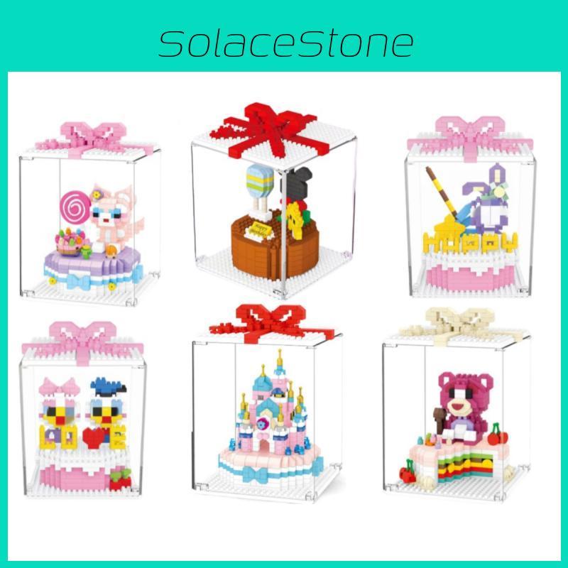 Lbyu Cute Birthday Cake Mini Building Blocks Toy For Girls