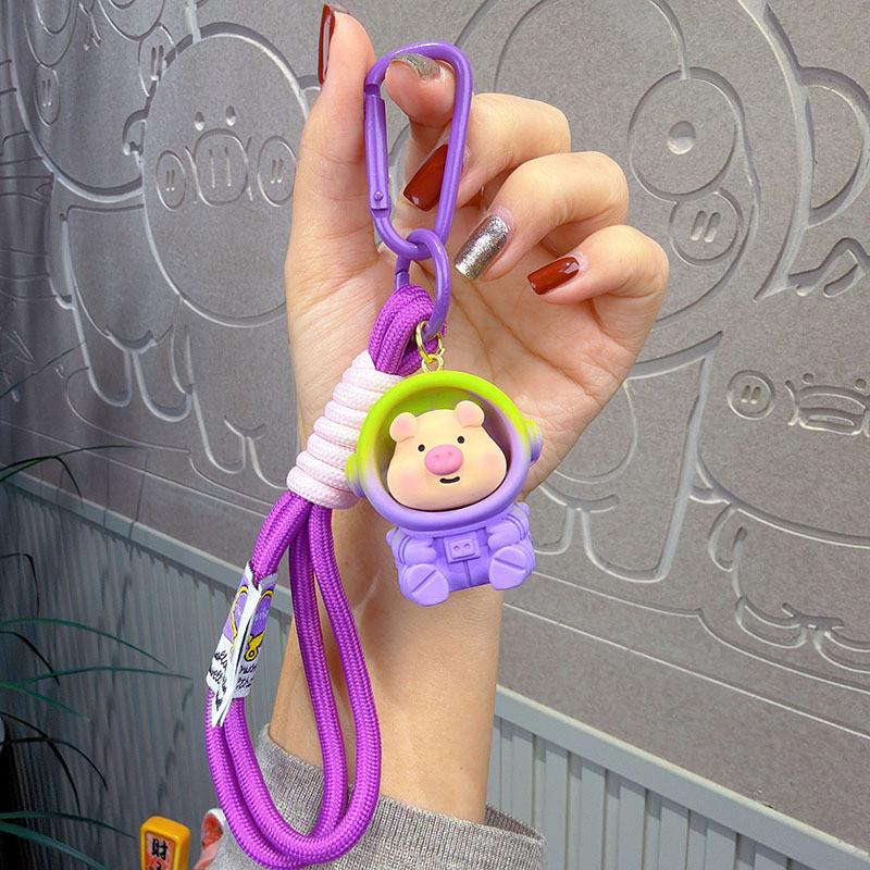 Space Pig Resin Keychain With Cute Design For Gifts And Travel Souvenirs
