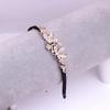 Gold Rhinestone Butterfly Korean Headband & Hairpin Set - Non-Slip Metal Hair Accessories