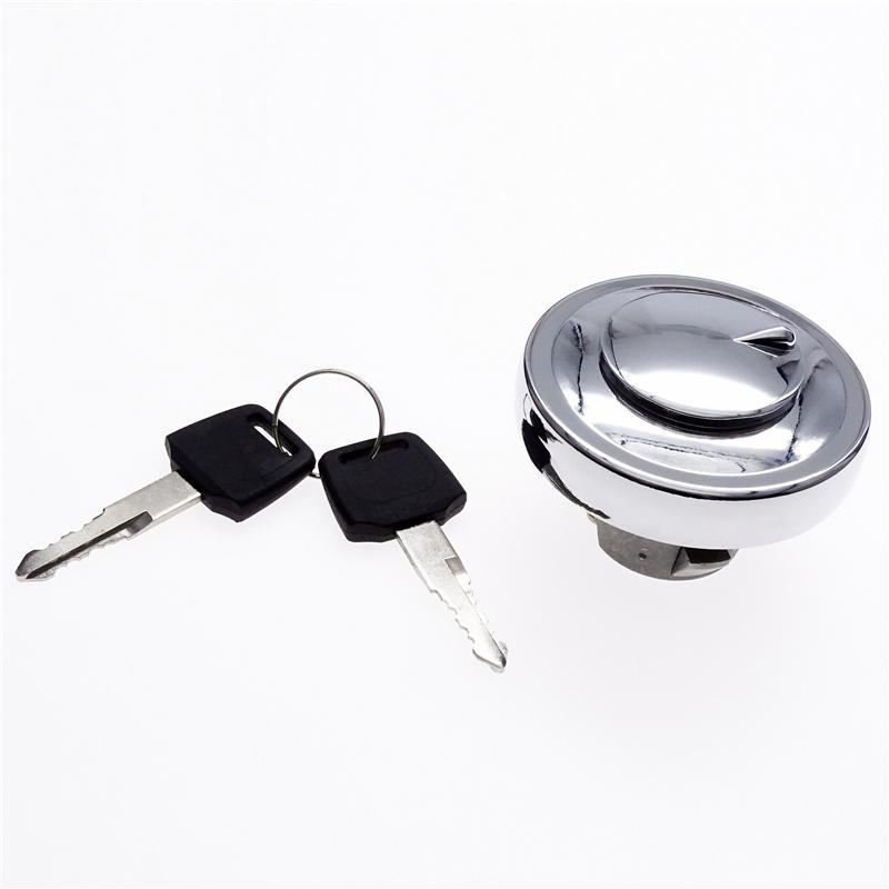 Motorcycle Fuel Tank Cap Locks With Keys Aluminium Protection Cover For Chinese Scooter GY6 4Stroke 139QMB Taotao Kazuma Znen