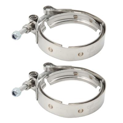 2PCS Turbo Exhaust Outlet V Band Clamp 3903652 Replacement for Dodge for Cummins 5.9L 6bt 1989‑2002