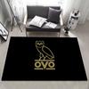 Drake O-OVO o-Búho Felpudo Bienvenida Entrada Balcón Baño Suelo Alfombra Antideslizante Alfombra Dormitorio Decoración del Hogar