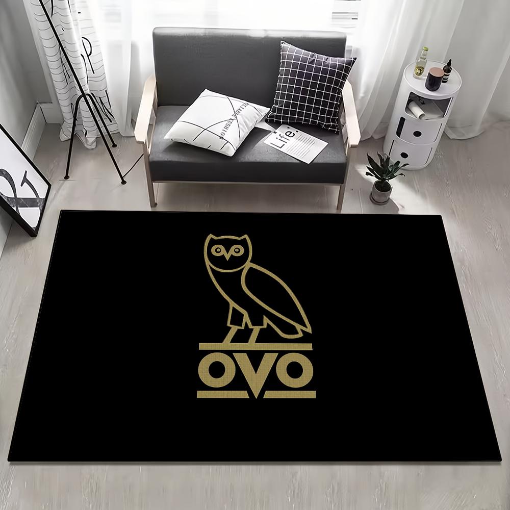 Drake O-OVO o-Búho Felpudo Bienvenida Entrada Balcón Baño Suelo Alfombra Antideslizante Alfombra Dormitorio Decoración del Hogar