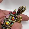 Women's Fashion Diamond Studded Small Turtle Brooch Cute Animal Colored Vintage Brooch Personalized Brooch Accessories