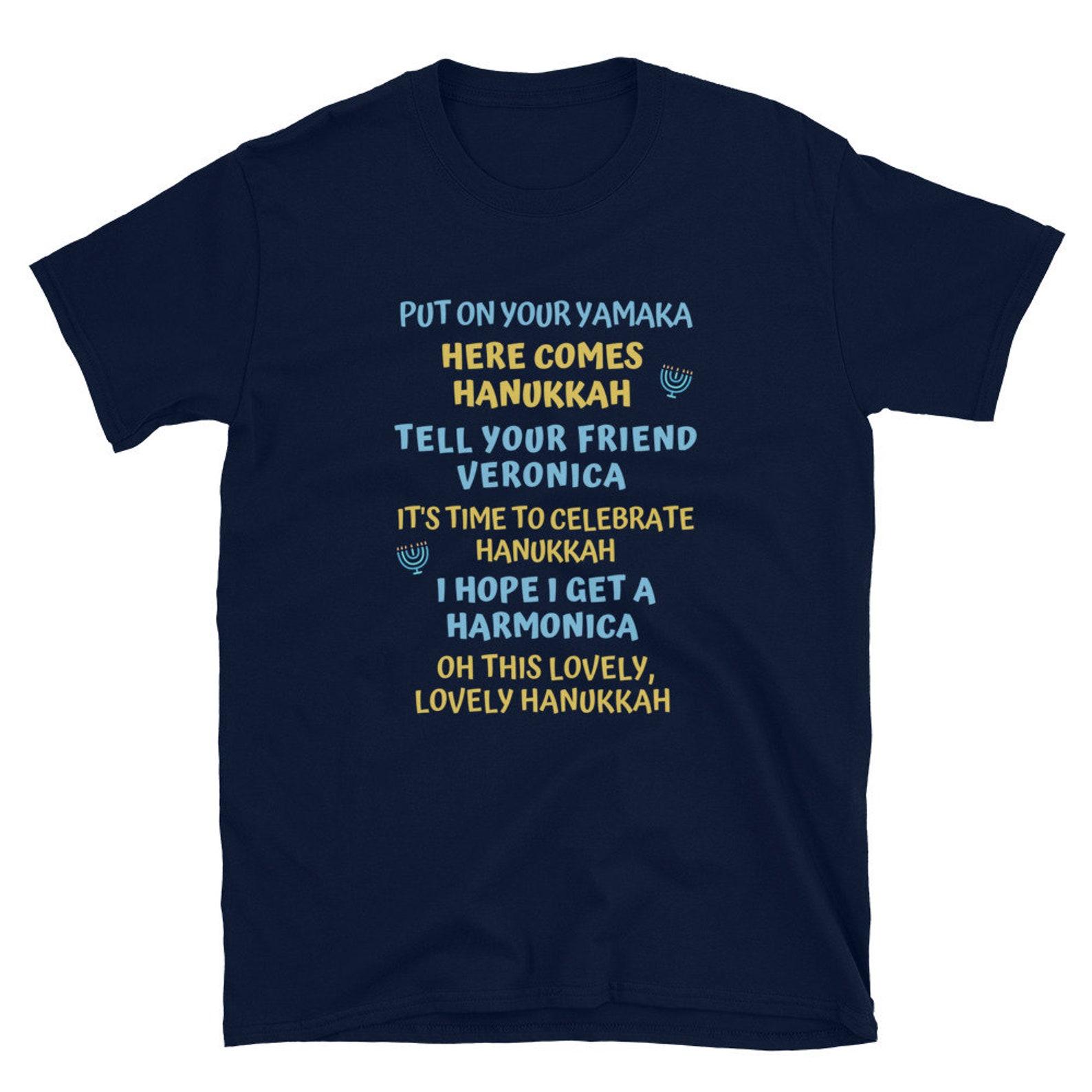 Hanukkah Song Adam Sandler Short-Sleeve Unisex T-Shirt SNL Chanukah 4XL