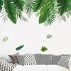 150x70cm Tropical Leaves Palm Leaves Green Plants Wall Stickers for Living Room Bedroom Home Decorative Stickers Home Decor Pvc