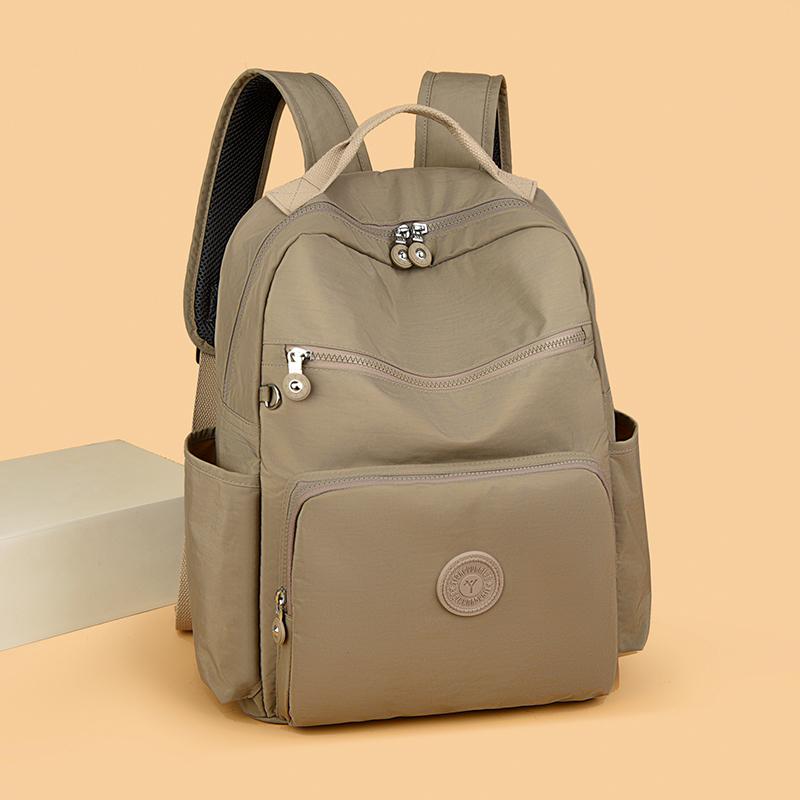 Backpack Large Capacity Women's Travel Backpack Nylon Student School Bag