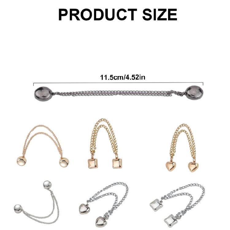 Multipurpose Magnetic Trouser Hem Clips Headscarf Pin Hijab Magnets with Chain Magnetic Clips for Quick Attachment