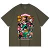 230 Gsm 100% Katoen My Hero Academia V6 Print Unisex Zwaar Katoen T-shirt