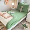 High-quality Soft Velvet Fitted Sheet with Elastic Bands Non Slip Adjustable Mattress Covers for Single Double King Queen Bed 160x200cm