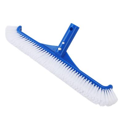 Pool Brush Head Nylon   17 Inch Pool Versatile Pool Scrub Brush with 1-1Celsius4in Standard Pool Poles, for Swimming Pool Home Hotel Bathroom F