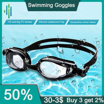 Optische Schwimmbrille Kurzsichtige Schwimmbrille Herren Damen Myopie Pool Ohrstöpsel Wasserdicht Schwimmbrille Antibeschlag UV-Schutz