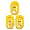 Morisho Muffler, Hanger, Mount Ring, Hanging Rubber, Reinforced Rubber, Yellow, 2 Holes, Hole Diameter