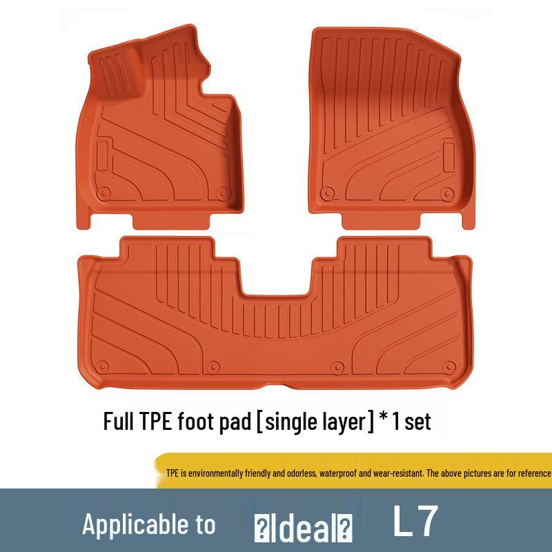Li Auto L7 All-Weather TPE Floor and Trunk Mats (2023-2024 Models)