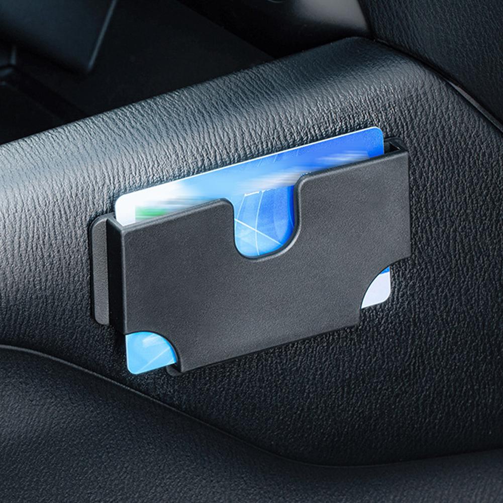 Car Interior Mounted Card Holder Voucher Storage Box Car Refueling High-Speed Card Slot Card Holder Crevice Ticket Bracket Stand