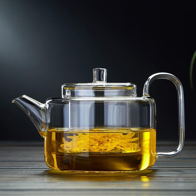 

High-Temperature Resistant Glass Teapot, 2025 Edition, Thickened Borosilicate, Electric & Ceramic Stove Compatible, Large Household Tea Infuser. 901mL to 1L
