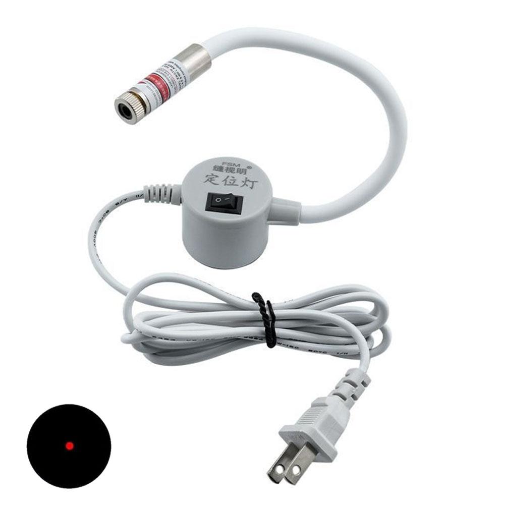 Flexible Red Laser Light Sewing Positioning Lamp Cutting with Magnetic dot/Line/Cross For Sewing Machine Accessories