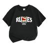 Kids Boys Girls Crew Neck Short Sleeve 100% Cotton T-Shirt, Cute Cartoon Funny Character Printed Casual Soft Breathable Summer Top Tee for Children Da