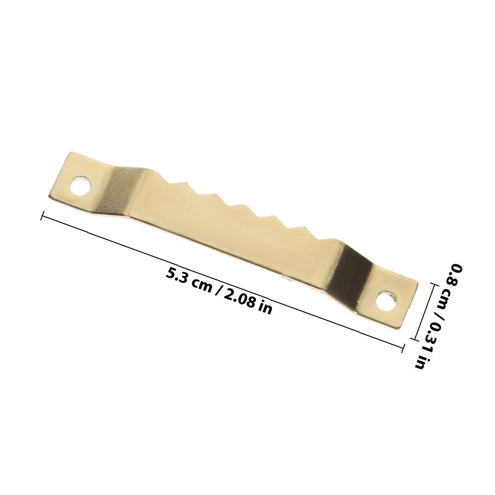 

100pcs Picture Frame Hooks Serrated Wall Hangers For Pictures Rust Resistant Frame Hanging Hardware Canvas Hanger Clips жовтий