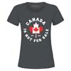 Canada Is Not For Sale Women's T-Shirt Maple Leaf Canadian Flag Shirt