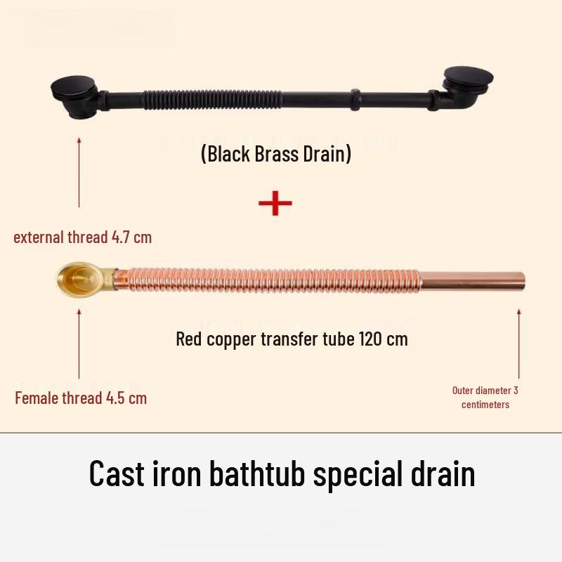 TLXT Bathtub Drain Kit