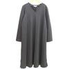 [Price Reduction] Plaste Long Sleeve Maxi Length Rayon Dress M Women's Black [Used]