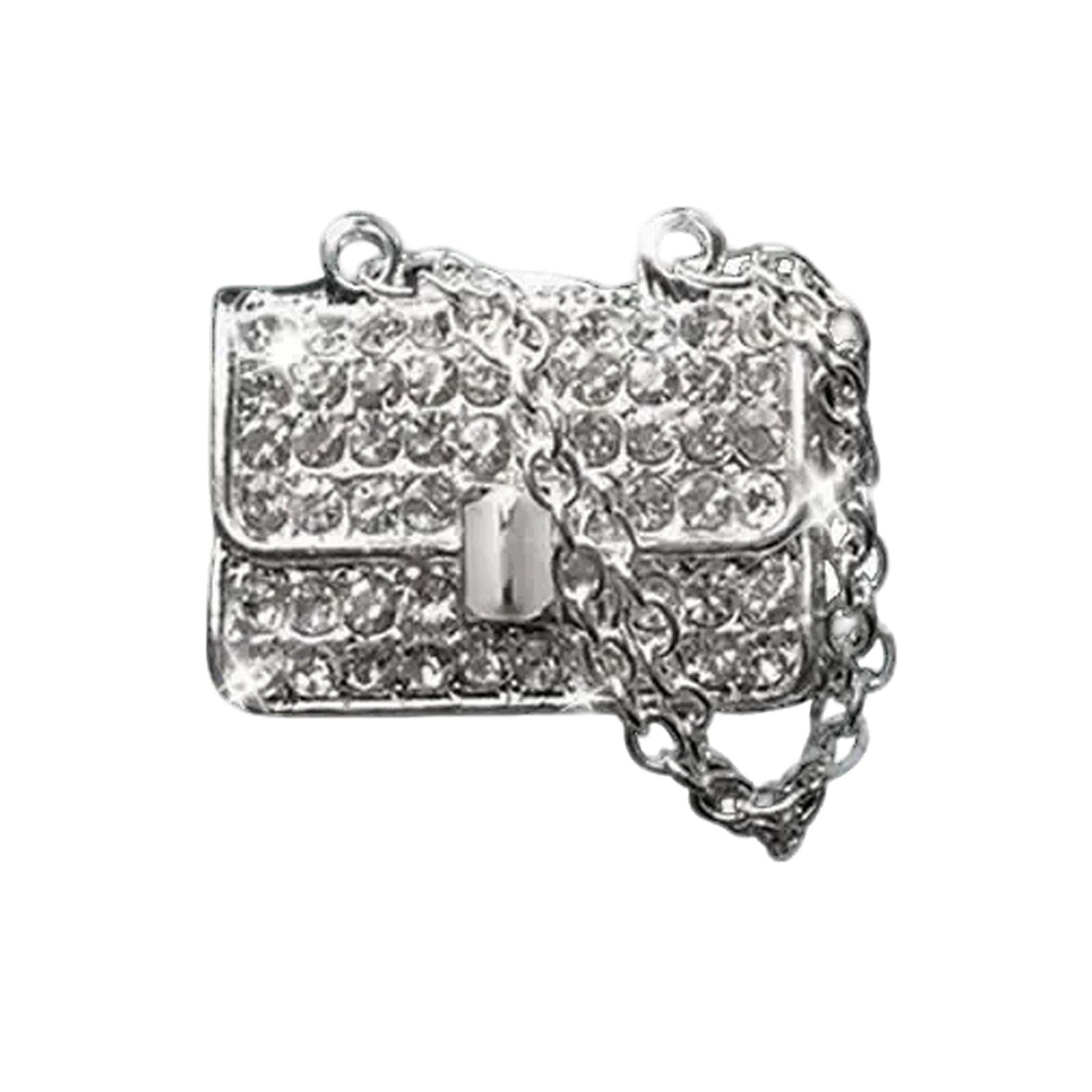 

Rhinestone-encrusted Bags, Car Vent Decorations, Interior Accessories, Decorative Clips, And Ornaments One Size