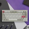 V1 Max Retro Color QMK Wireless Custom Mechanical RGB Gateron Jupiter with Linux Jupiter Mechanical Brown Switches US Keychron Keyboard, 2.4