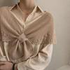 Women's Knitted Korean Cloak: Versatile Office Scarf & Shawl