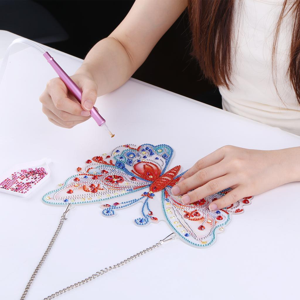 Electric Diamond Painting Pen Portable DIY Art Tool Painter with Storage Tray Rhinestone Art Painting Pen Ergonomic for DIY Art