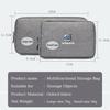 Cars Accessories Three-layer Charger Data Cable Organizer Bag For Volvo XC60 S60 V40 V50 V60 XC40 V70 XC90 V90 S90 S80 C30 S40