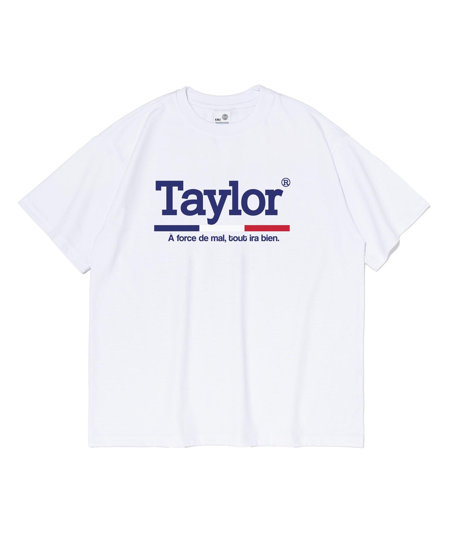 Taylor Studio Typo Oversized Short Sleeve T-Shirt (White) White/S