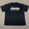Silence Duct Tape Funny Black Tee Size XL Y2K