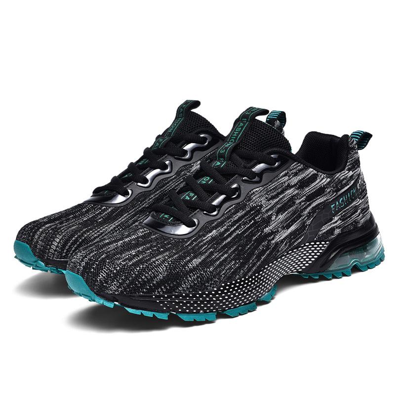 Flying woven running shoes spring low-top mesh cloth surface light non-slip breathable casual sports shoes travel shoes