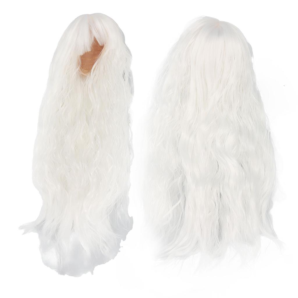 Doll Hair Wig High Temperature Wire Hair 1Celsius3 Wavy Doll Replacement Wig for 8.3‑9.4in Doll